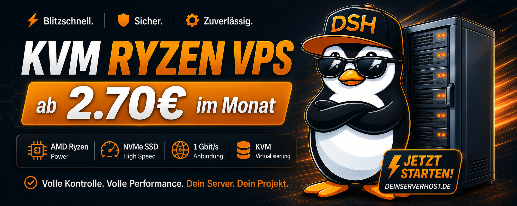 KVM Ryzen VPS